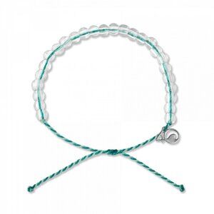 4Ocean Manta Ray Beaded Bracelet Teal Aqua with Gift Bag